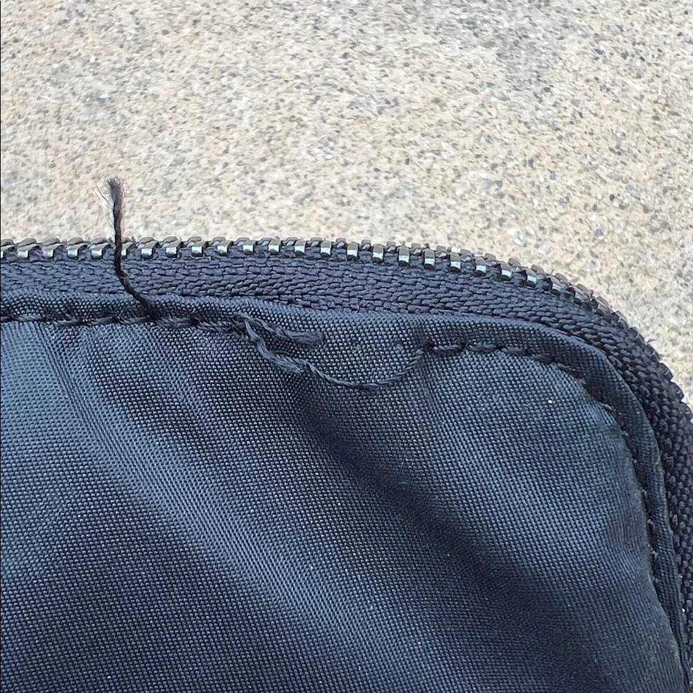 Francine Highline Black Nylon Backpack Messenger Bag